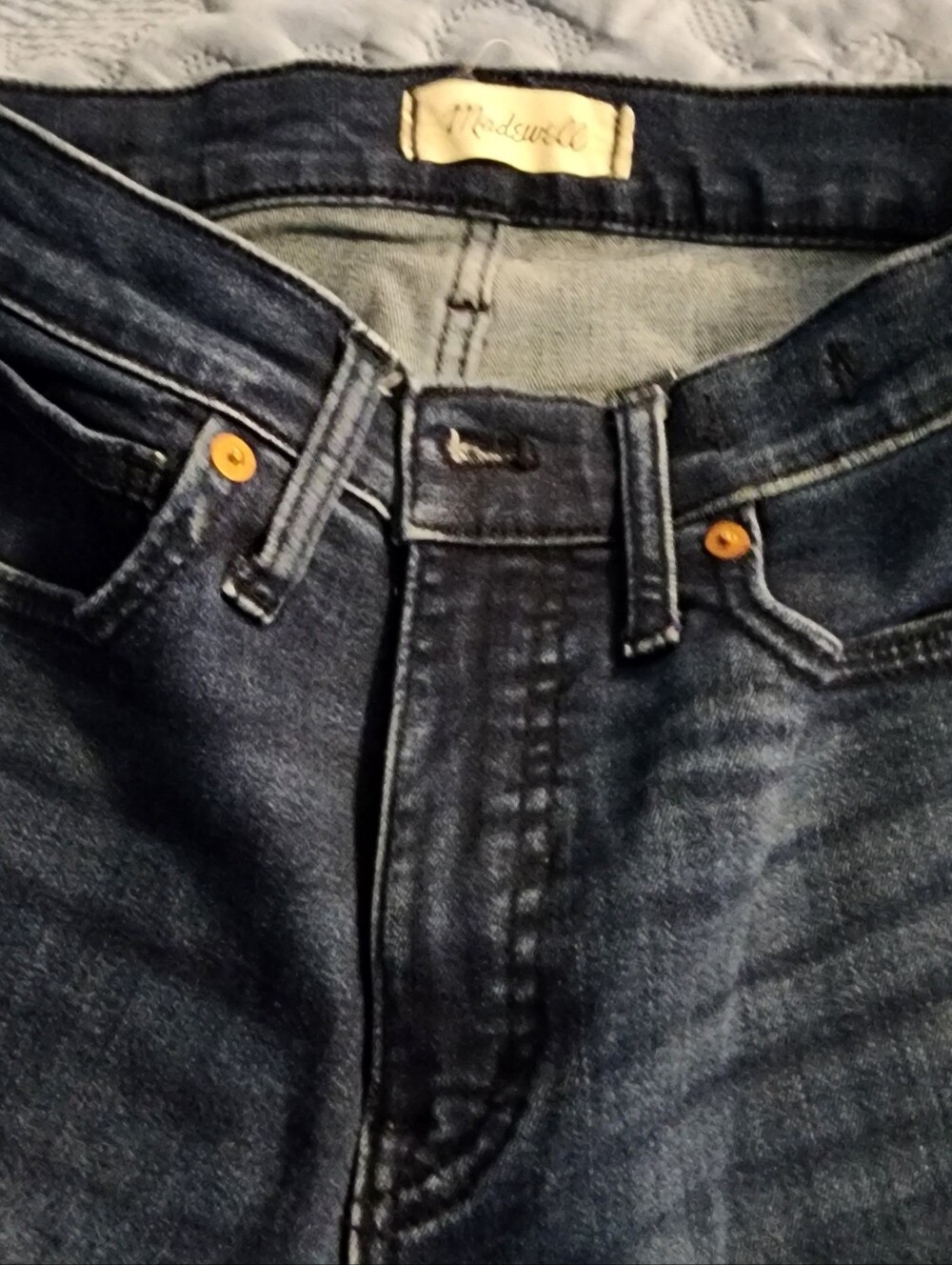 Madewell Woman Indigo Relaxed Fit Jeans